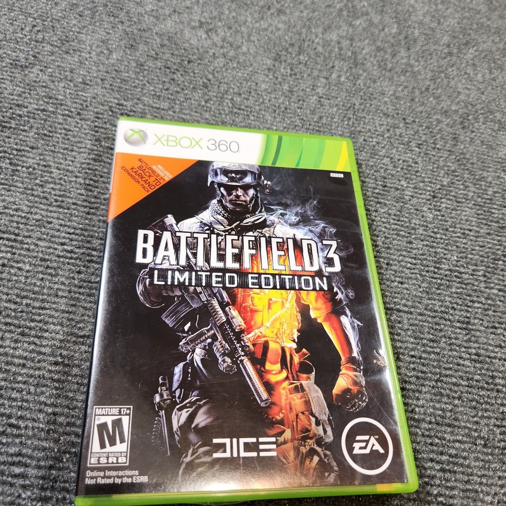Battlefield 3 -- Limited Edition (Microsoft Xbox 360, 2011) CIB